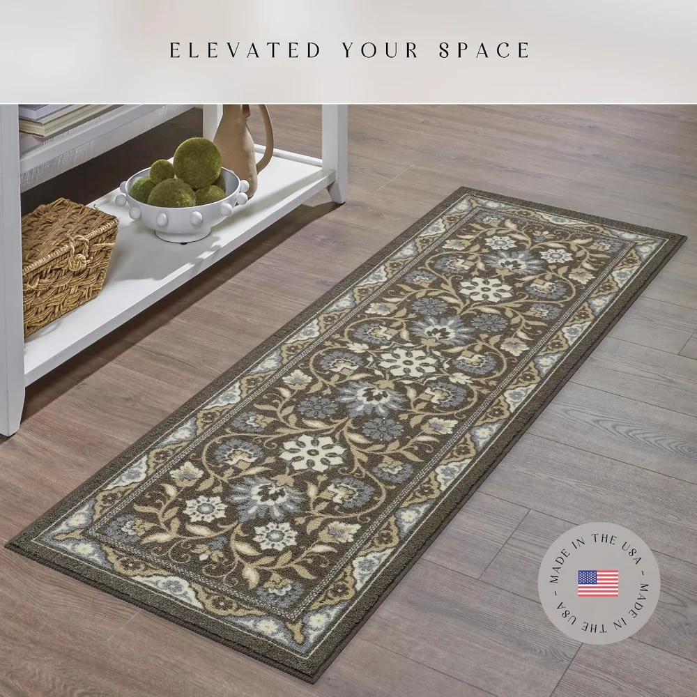 Florence Runner, 2' x 6', Light Brown, view 3