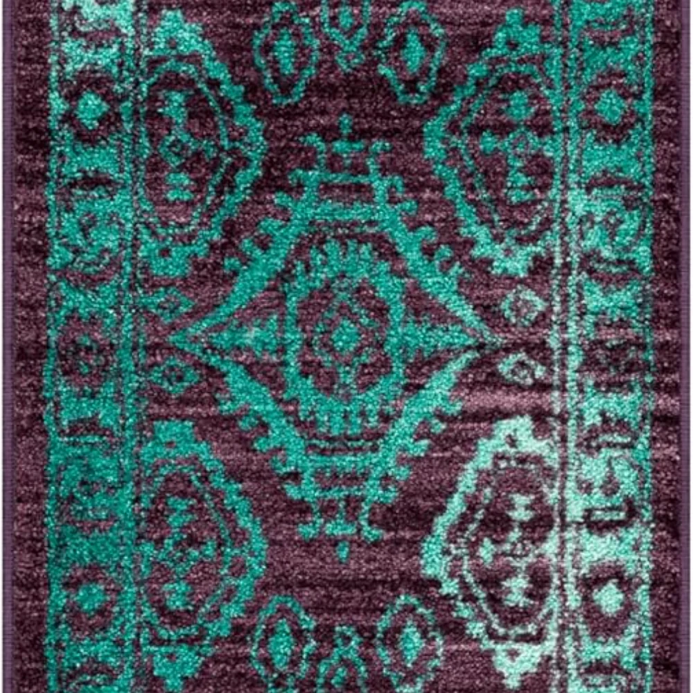 Georgina Traditional Runner, 1'8" x 5', Wineberry