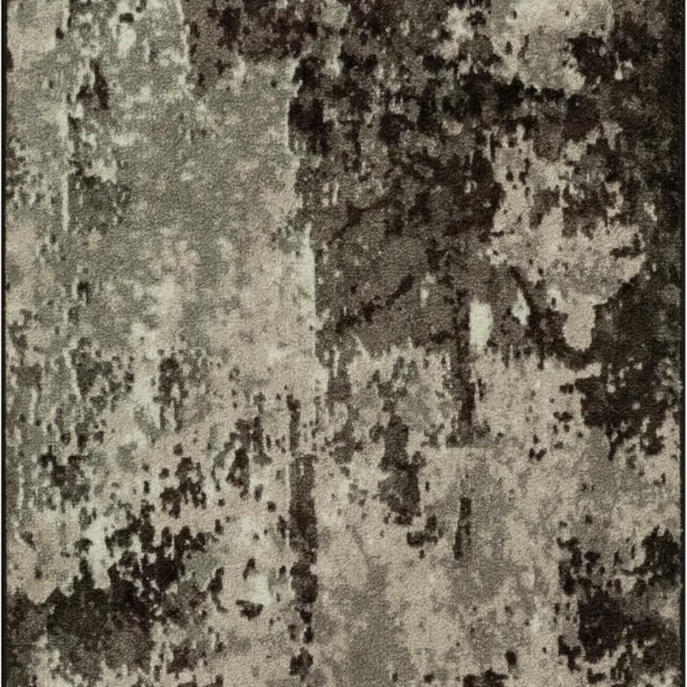 Horizon Modern Abstract Accent Rug, 1'8" x 2'10", Midnight Black
