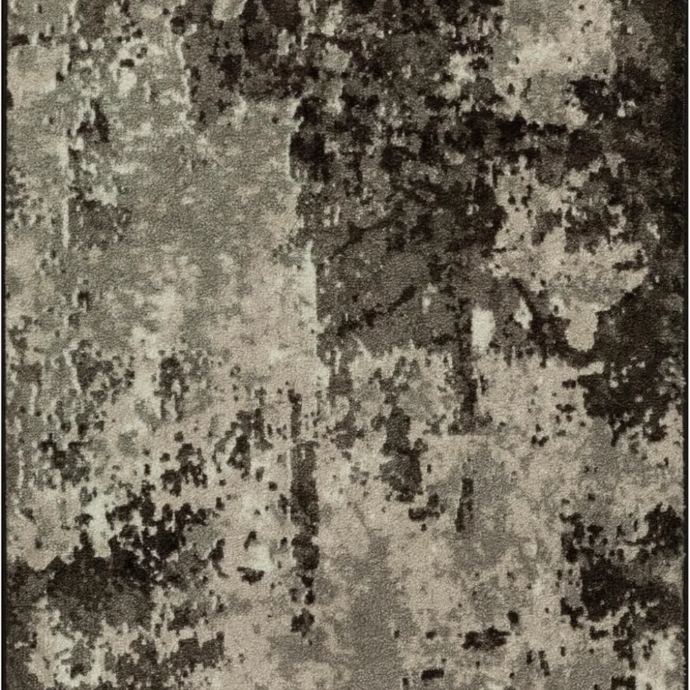 Horizon Modern Abstract Accent Rug, 2'6" x 3'10", Midnight Black