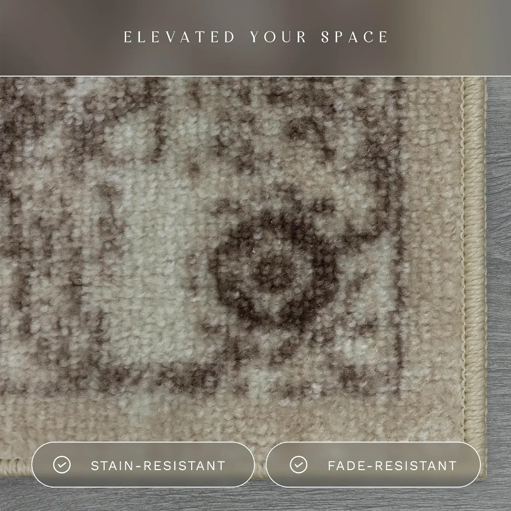 Lexington Farmhouse Accent Rug, 1'8" x 2'10", Taupe, view 5