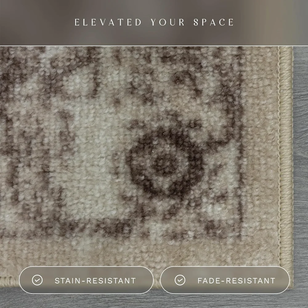 Lexington Farmhouse Area Rug, 4'9" x 7', Taupe, view 5
