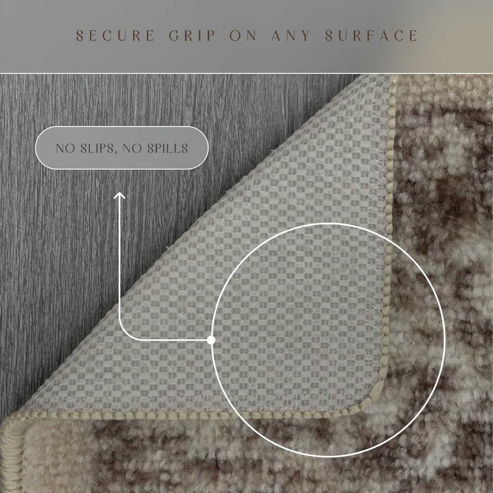 Lexington Farmhouse Area Rug, 4'9" x 7', Taupe, view 6