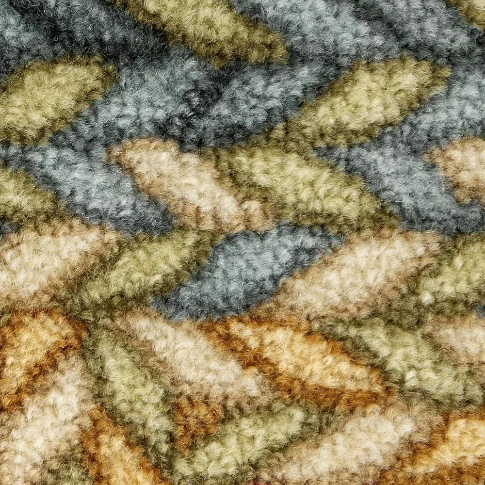 Marion Bohemian Braided-Style Print Area Rug, 4'9" x 7', Multi Color, view 7