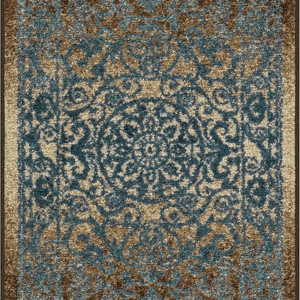 Pelham Vintage Medallion Accent Rug, 1'8" x 2'10", Blue