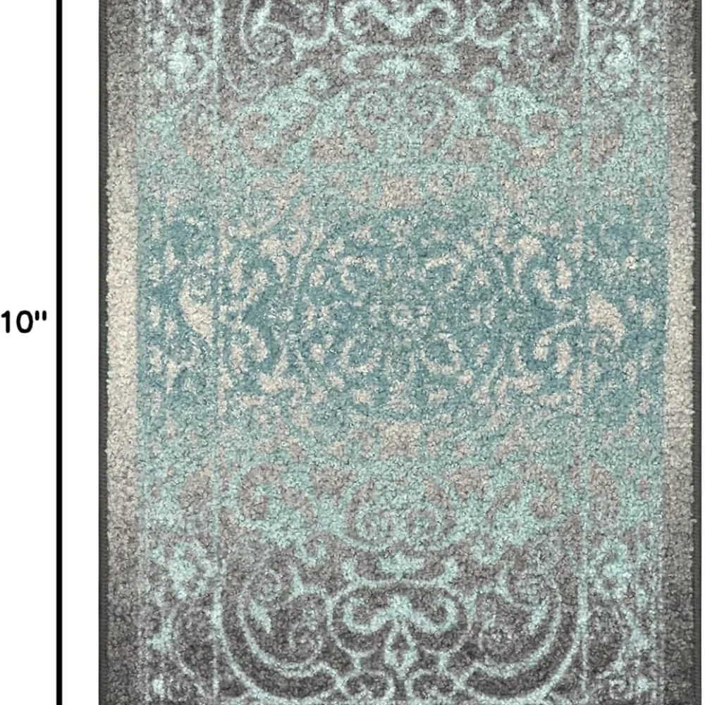 Pelham Vintage Medallion Accent Rug, 1'8" x 2'10", Grey, view 2