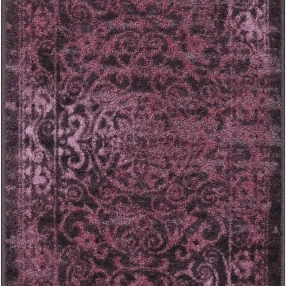Pelham Vintage Medallion Accent Rug, 1'8" x 2'10", Wineberry