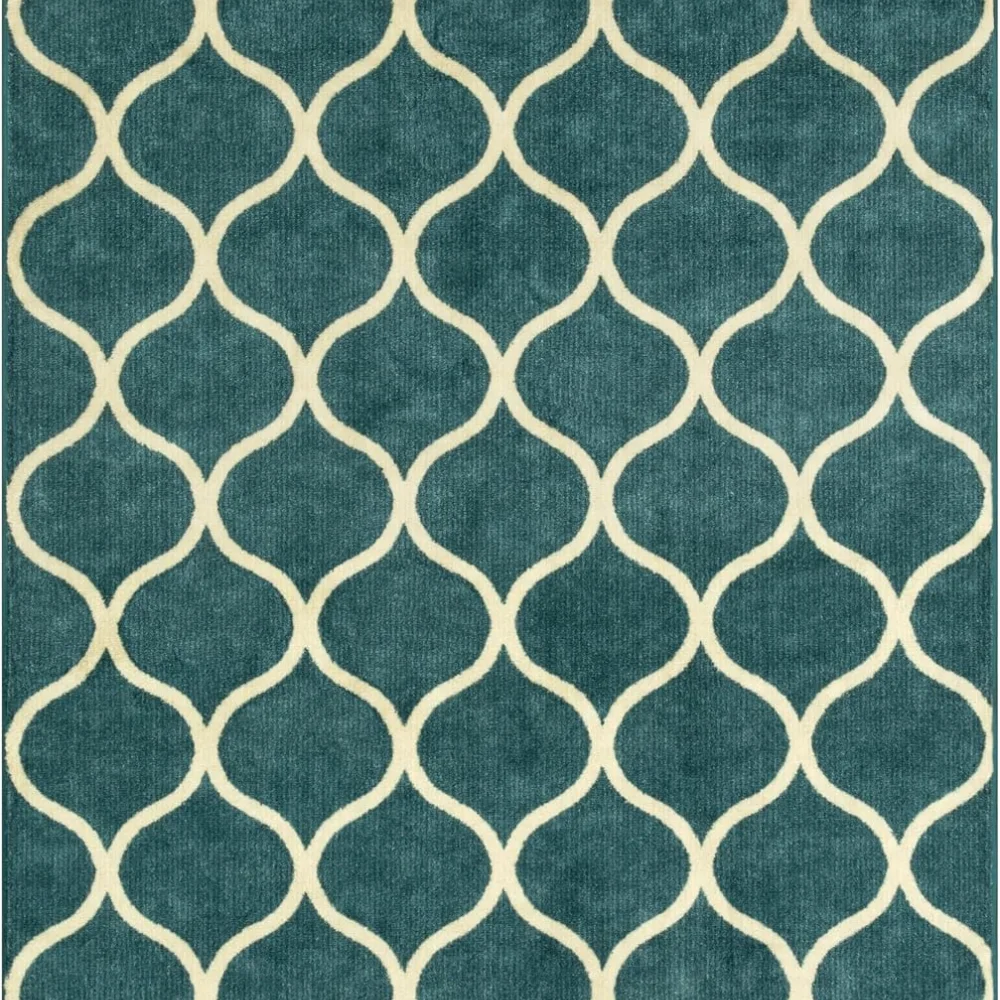 Rebecca Moroccan Trellis Pet Mat, 4'9" x 7', Taupe, view 4