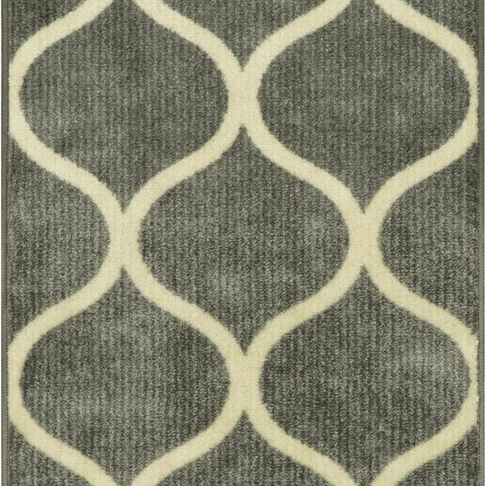 Rebecca Moroccan Trellis Runner, 2' x 6', Taupe, view 6