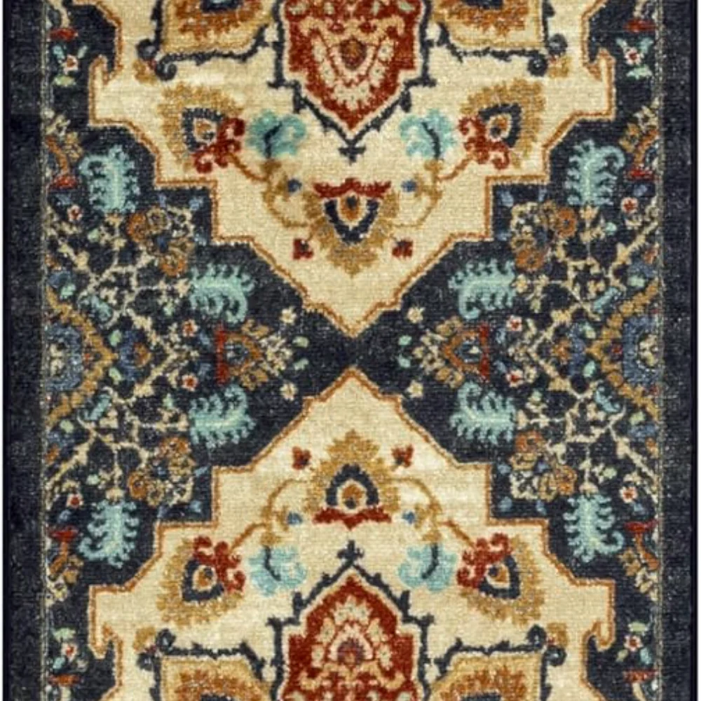 Ruby Oriental Runner, 2' x 6', Red