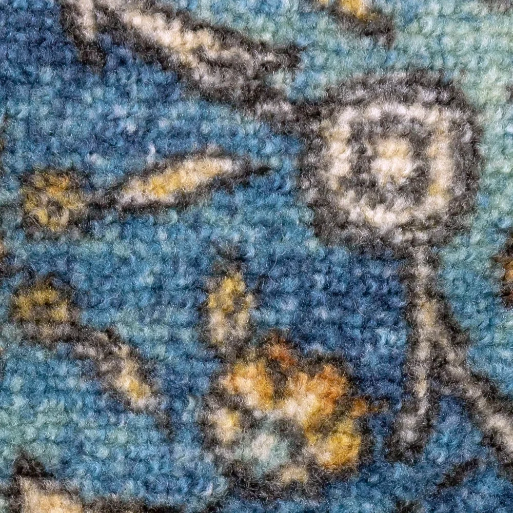 Sutton Oriental Accent Rug, 1'8" x 2'10", Blue, view 7