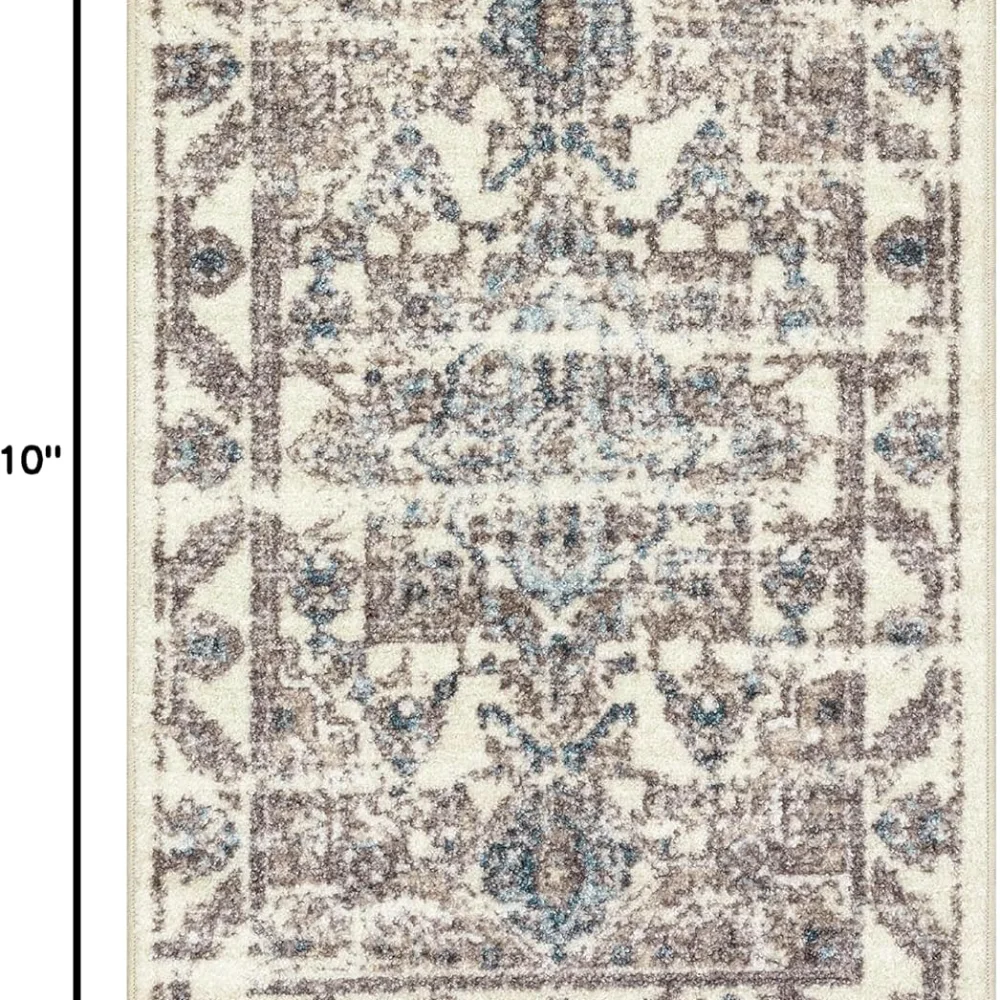 Tapestry Farmhouse Accent Rug, 2'6" x 3'10", Taupe, view 3
