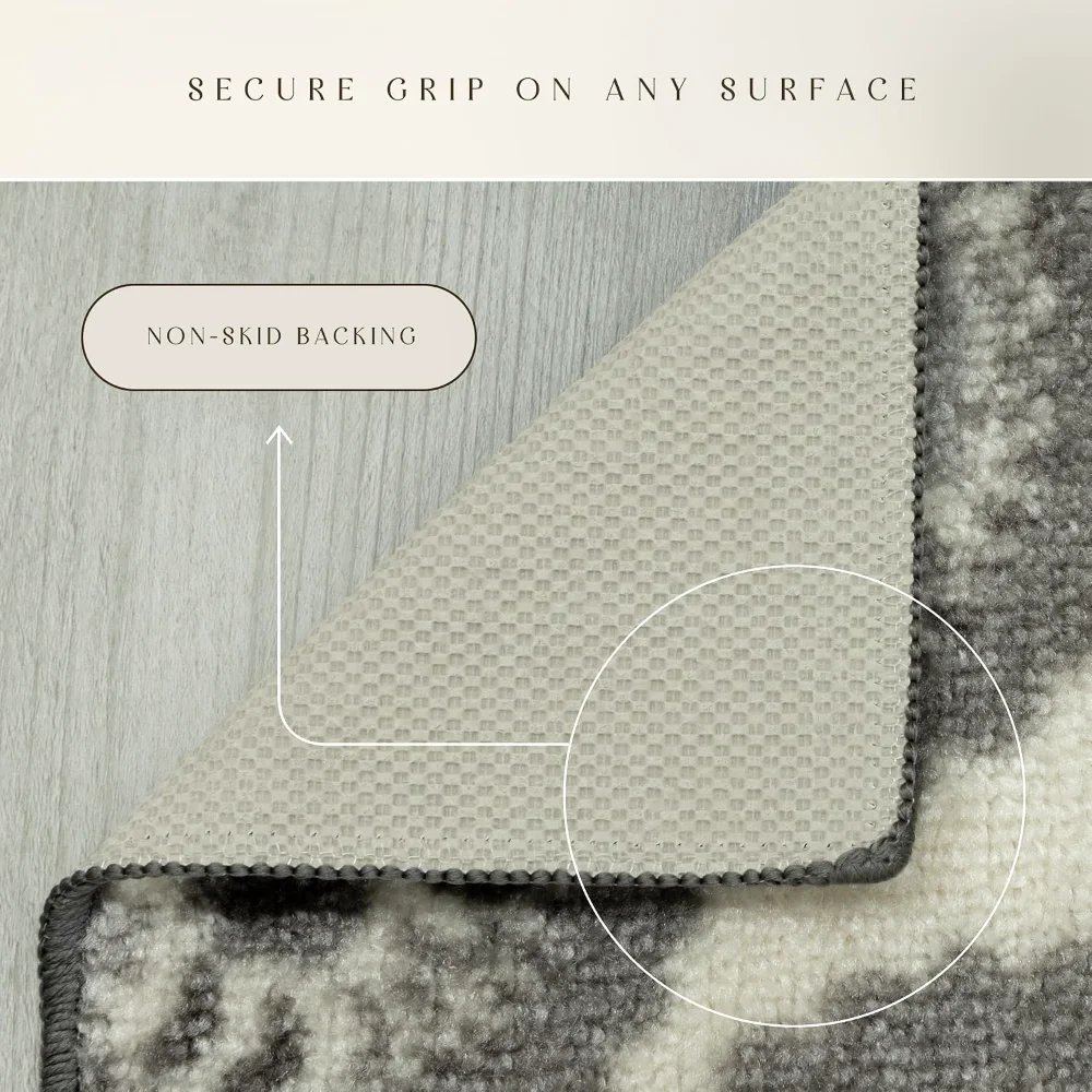 Vivian Medallion Accent Rug, 2'6" x 3'10", Grey, view 5
