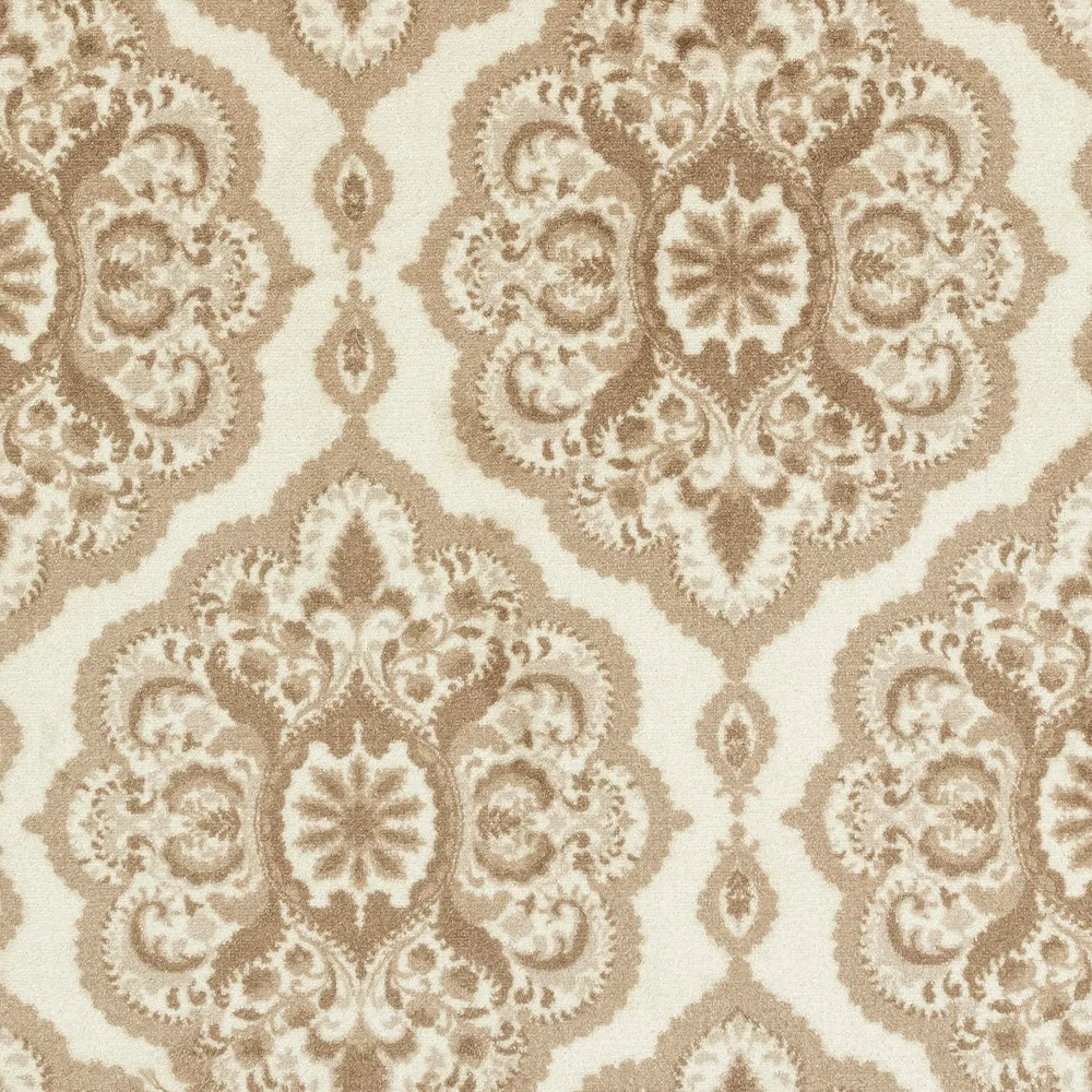 Vivian Medallion Pet Mat, 3'4" x 5', Beige, view 7