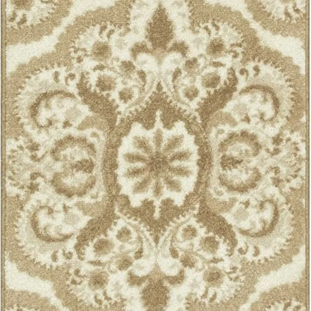 Vivian Medallion Runner, 2' x 6', Beige