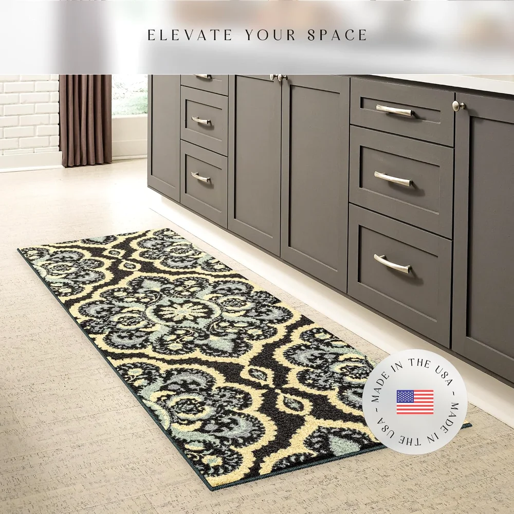 Vivian Medallion Runner, 2' x 6', Persian Blue, view 2