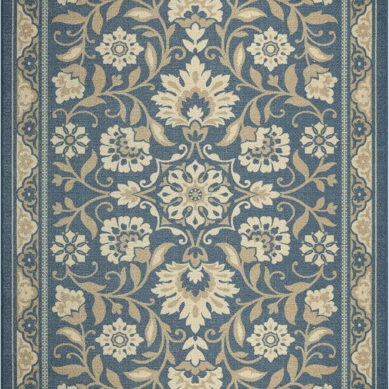 Florence Area Rug, 5' x 7', Blue