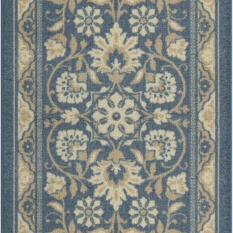 Florence Runner, 2' x 6', Blue