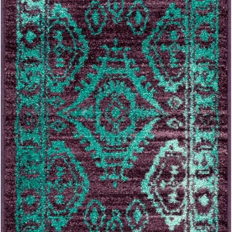Georgina Traditional Runner, 1'8" x 5', Wineberry