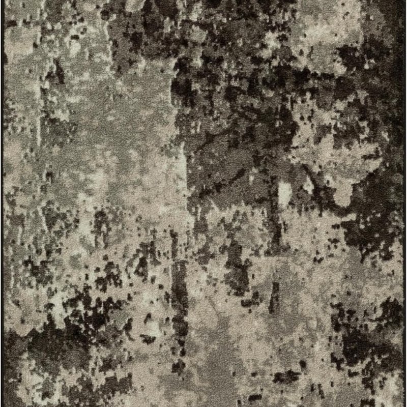 Horizon Modern Abstract Accent Rug, 2'6" x 3'10", Midnight Black