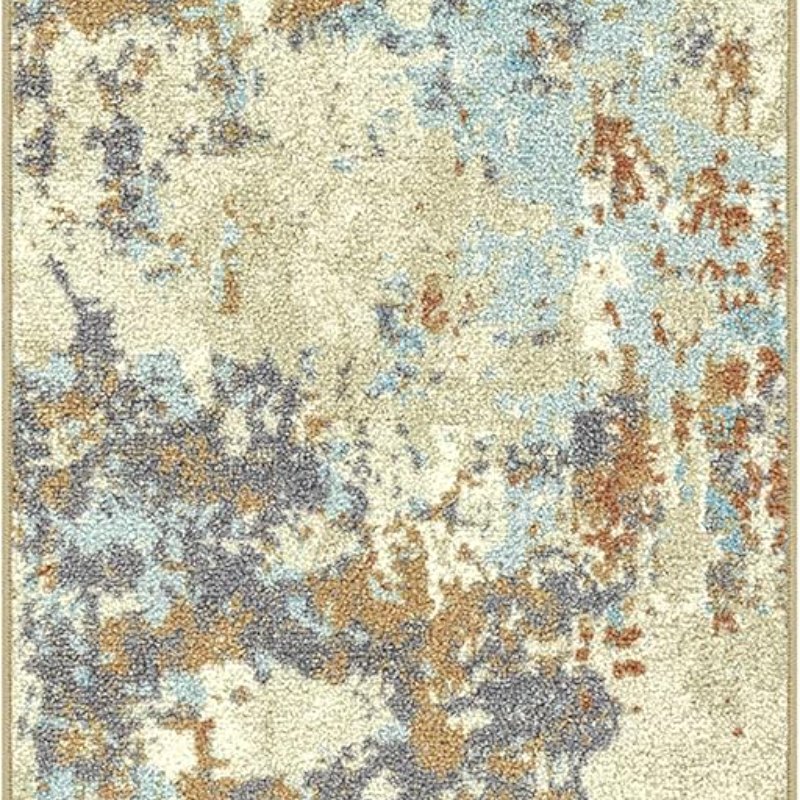 Horizon Modern Abstract Runner, 2' x 6', Desert Sand
