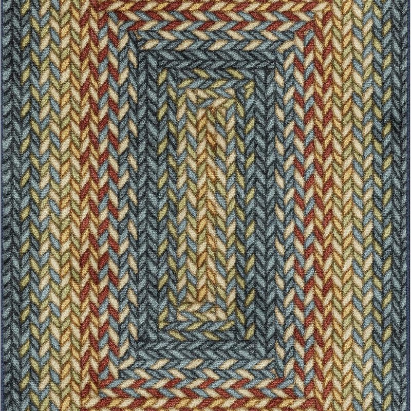 Marion Bohemian Braided-Style Print Accent Rug, 2'6" x 3'10", Multi Color