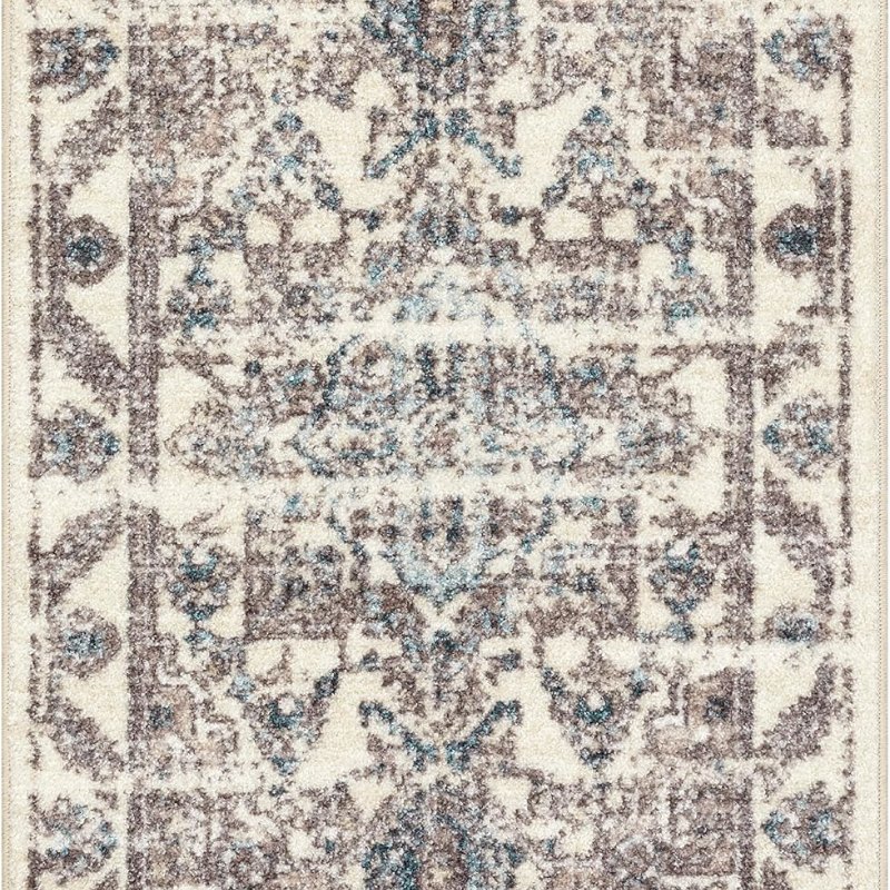 Tapestry Farmhouse Accent Rug, 2'6" x 3'10", Taupe