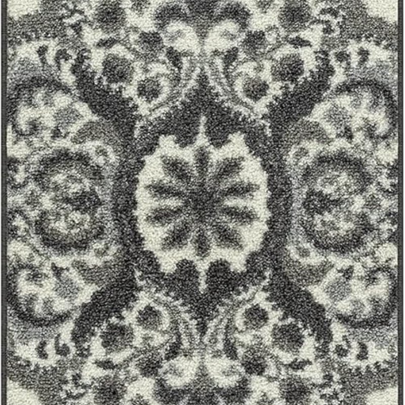 Vivian Medallion Runner, 2' x 6', Grey
